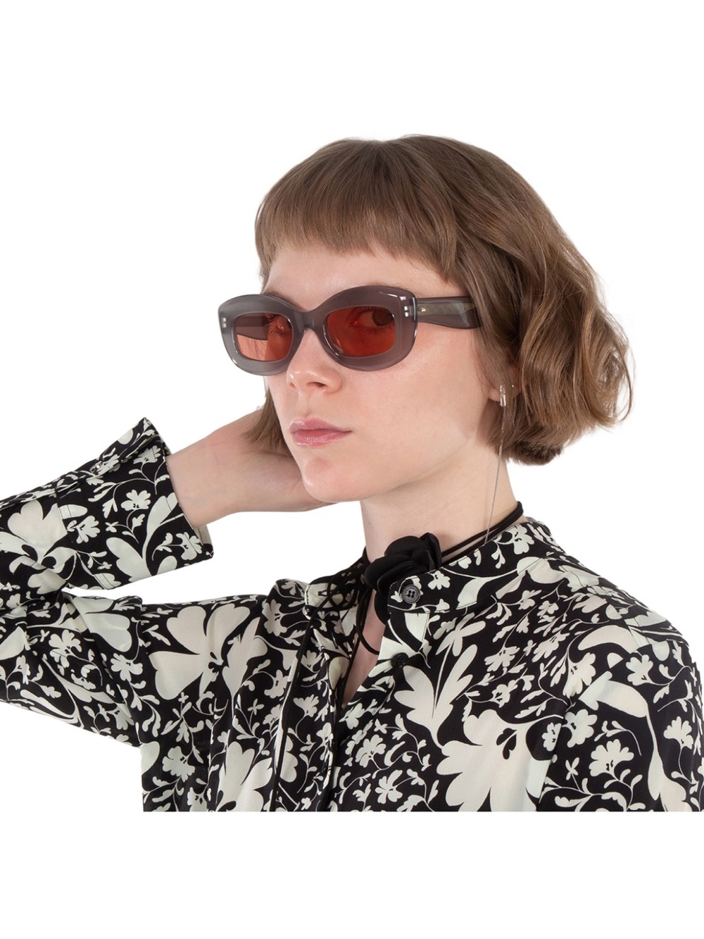 Garrett Leight DOLORES SUN Sweetwater Cat Eye Ladies Sunglasses